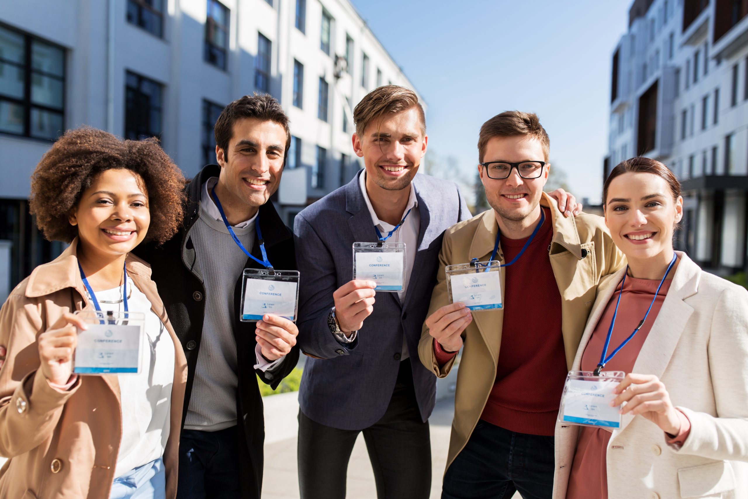 Identification badges for attendees - label printer